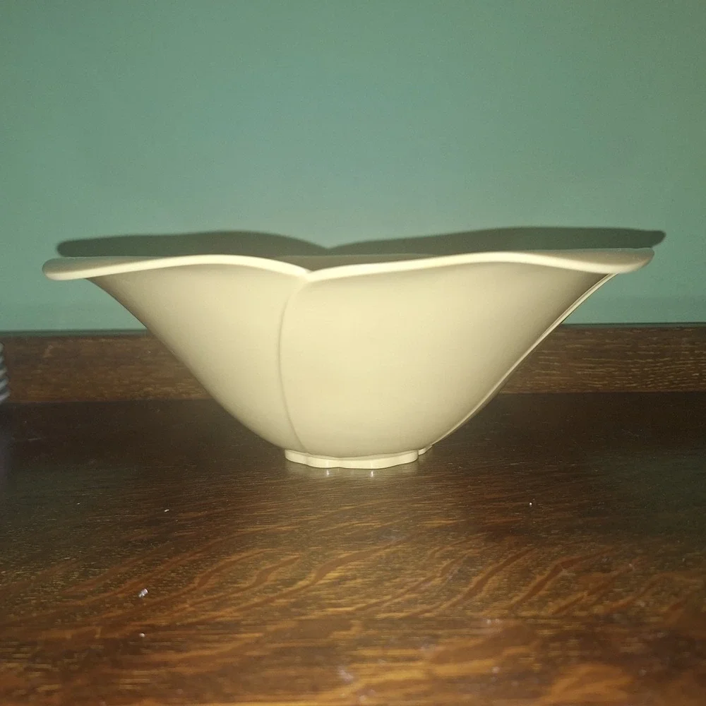 Zak! Designs Yellow Ombre Flower Melamine Nesting Bowls Serving Mixing Set Of 4